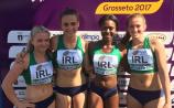 Local athletes Ciara Neville and Sharlene Mawdsley fourth in European relay