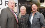 Metropolitan Mayor Cllr Sean Lynch, Limerick City and County Council arts officer Sheila Deegan and Zeb Moore of RHIFF Picture: Paul Mullins