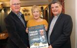 Con Daly, Anne O'Mara and Fr Tony Mullins officially launching the Finbar Wright concert, part of the Jubilee celebrations at the Church of the Assumption, Abbeyfeale Picture: Dave Gaynor