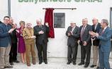 The late Bill Fox, fourth from left, pictured beside Aog&aacute;n &Oacute; Fearghail, President of the GAA unveiling a plaque to open the new Frank Basil Dineen facility at Ballylanders GAA Club last year