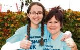 Proud moment: Megan and Sharon Ryan, Dooradoyle before the Cook Medical Womens Mini Marathon at UL