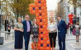 Pictured at the first birthday celebration of Bank of Ireland Workbench Limerick are Maria Walsh, Pat Carroll, Maria Kelly, Deirdre Twomey and David Wallace Picture: Oisin McHugh/True Media