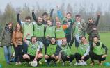 Participants with the Limerick Language Centre team during Go Gaelic International Gaelic Football Tournament, University of Limerick  Picture: Gareth Williams
