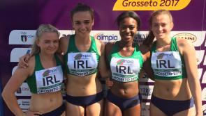 Local athletes Ciara Neville and Sharlene Mawdsley fourth in European relay