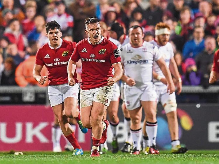 Scannell's drop of magic steers Munster to gritty Ulster win