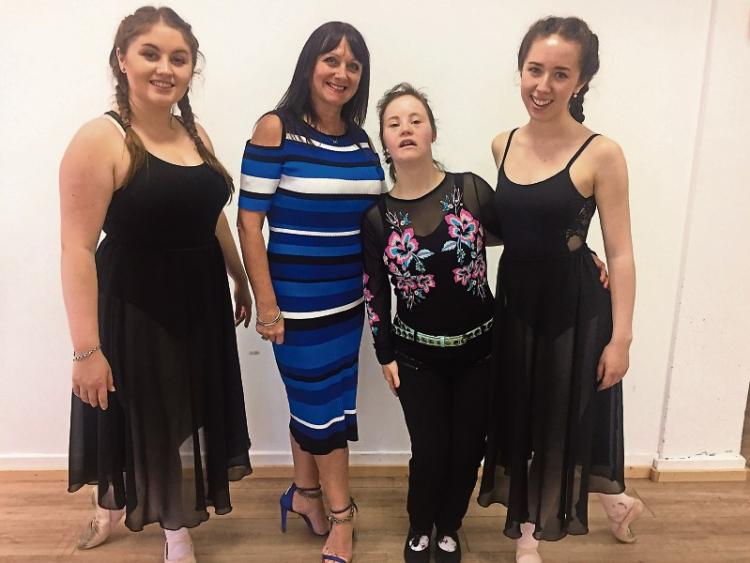 Laura O&rsquo;Dwyer, Cappamore; Lorraine Hastings, international examiner; Maura Ryan, Cappamore; Ashling Hughes, Corbally