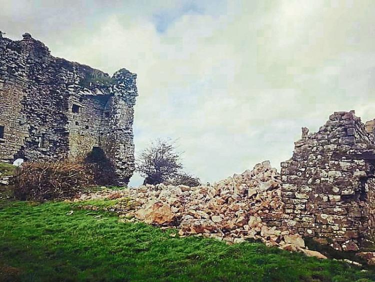 An image of Rathcannon Castle, Athlacca, which was posted to social media by local woman Shanie Ryan on Monday