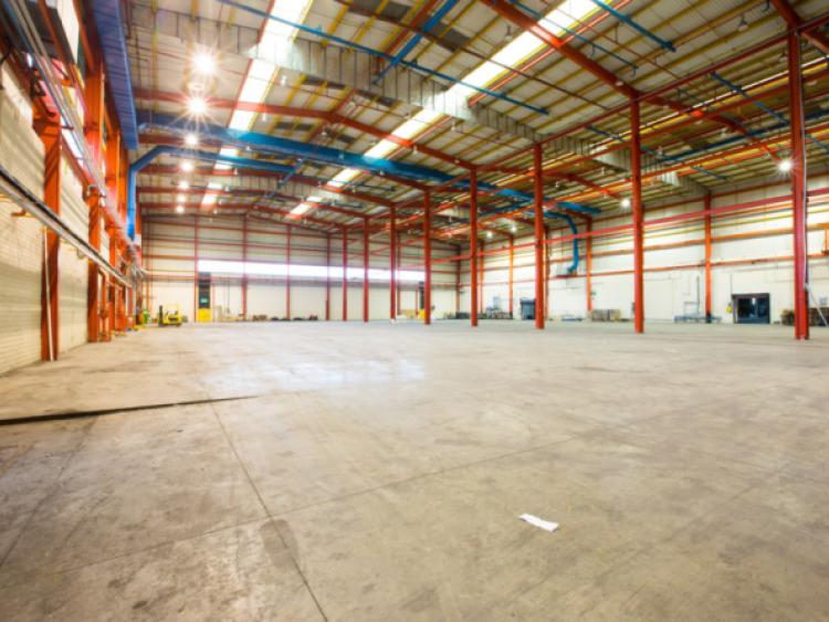 The high bay area of the former Dell building in Castletroy, now leased by the council to Troy Studios for the purposes of developing a 'fully-fledged leading studio facility'. The potential was identified during City of Culture and Fuerzabruta, below, which ran there in 2014