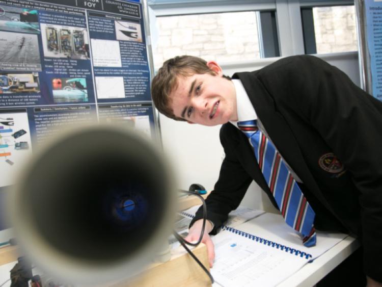 Limerick student Conor Foy received an Excellence in STEM (Science, Technology, Engineering and Maths) award at the prestigious SciFest@SFI Discover competition