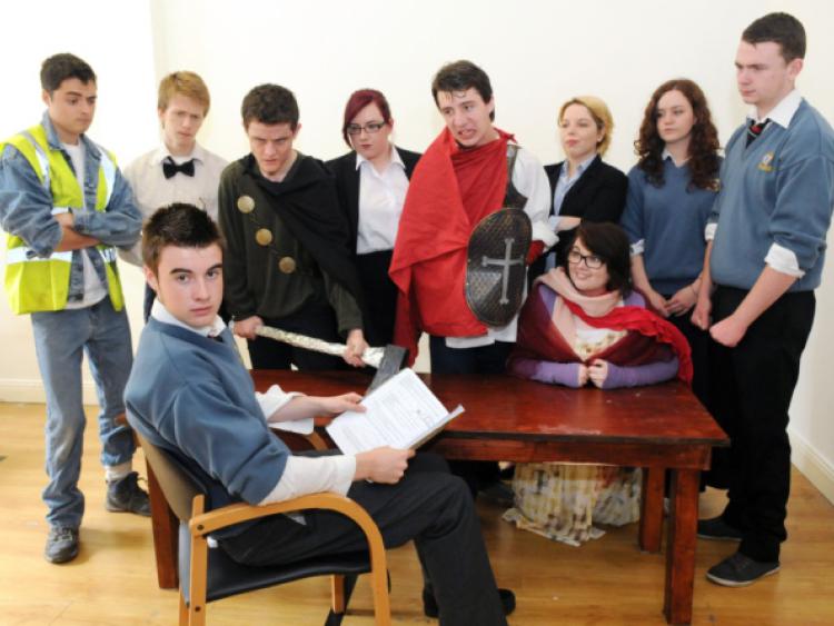 Cast members of Time Travel and the Leaving the Leaving Cert, which will run from Wednesay to Friday to 22 at 69 O'Connell Street