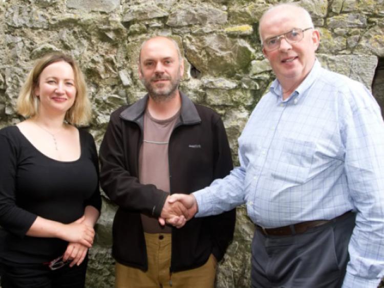 Caoimhe Reidy, Friars Gate Theatre, John Sheehy, writer in residence in the theatre and Robin Lee, director, Friars Gate