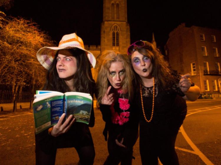 Dark comedy: Joanne Ryan, Cora Fenton, and Marie Boylan launch Pulse II