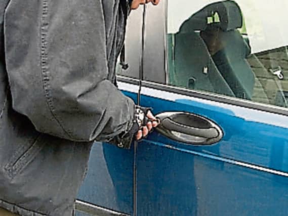 Gardai say break-ins to two parked cars at the weekend may be linked