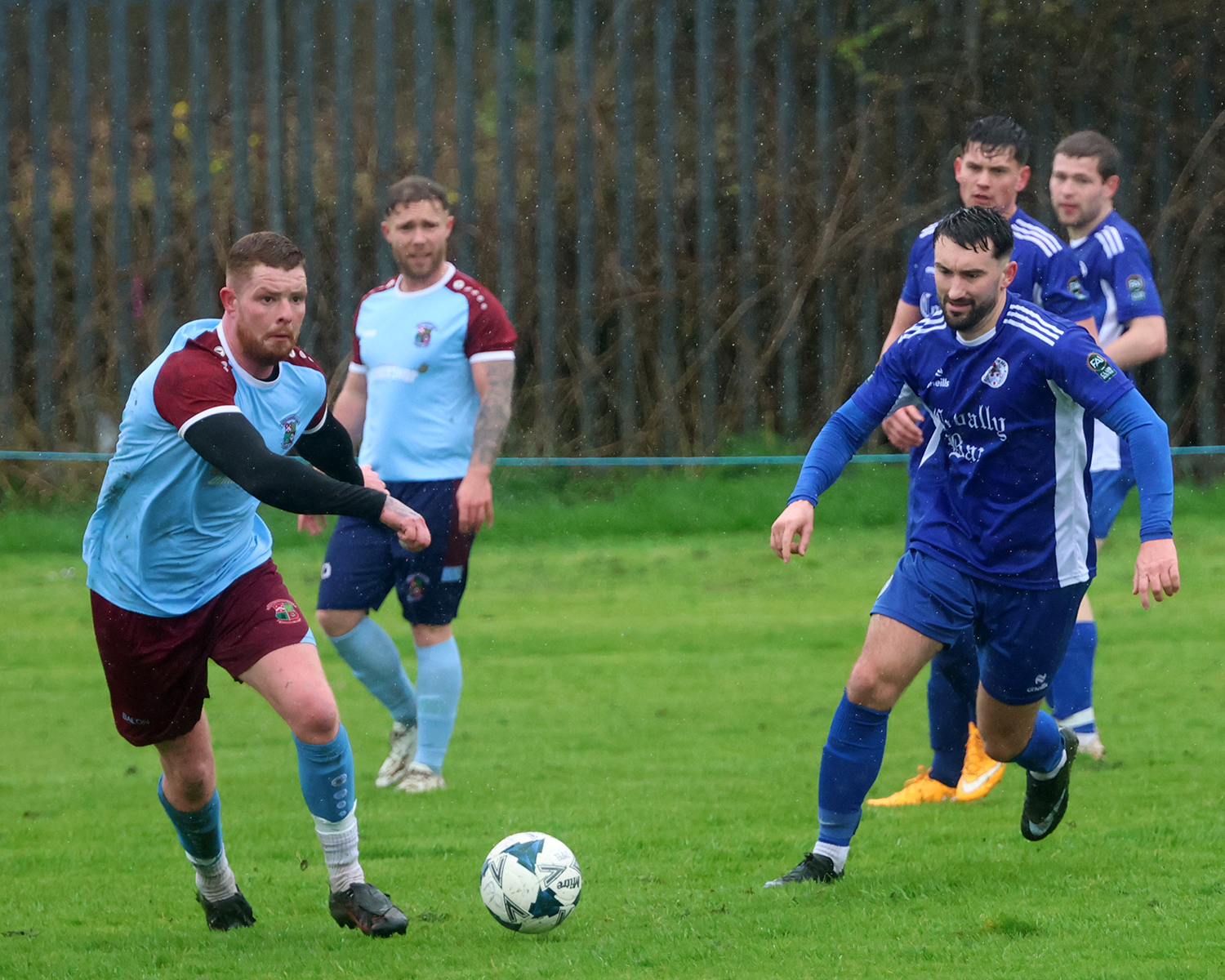 Scott Quaid, Hyde Rangers in possession of the ball during their FAI Junior Cup second round tie with against Corbally United I PICTURE: Brendan Gleeson