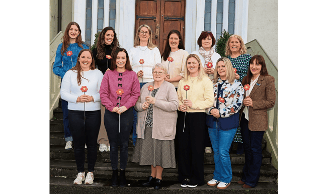 Sinead McNamara, Rachel Butler, Sr Geraldine Lennon, Dearbhla Egan, Eavan Sheehan, Margaret Punch, Aoife Henn, Karen Kinnerk, Ciara Ronan, Eveanne O'Reilly, Elaine Carroll and Mary Toomey