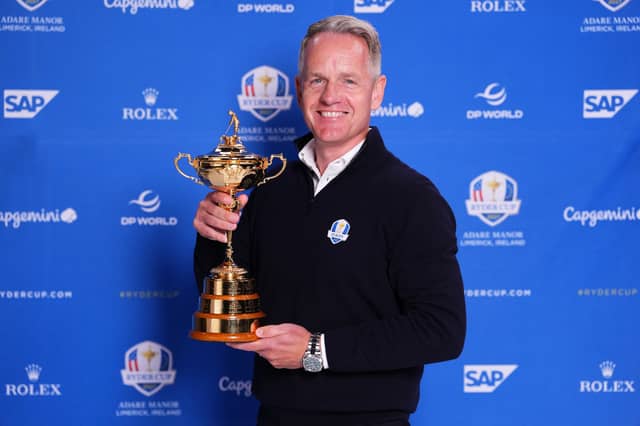 Luke Donald has been revealed as European Ryder Cup captain for Adare Manor in 2027