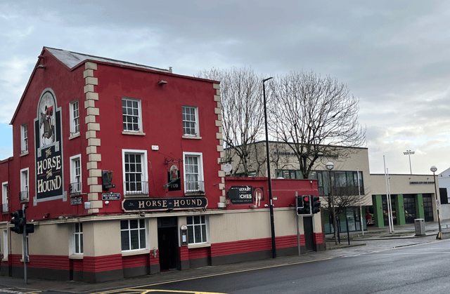 Limerick City Fire Station is located right next door to the Horse and Hound on Mulgrave Street
