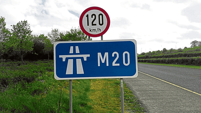 The M20 Limerick to Cork will receive funding to support essential works and upgrades