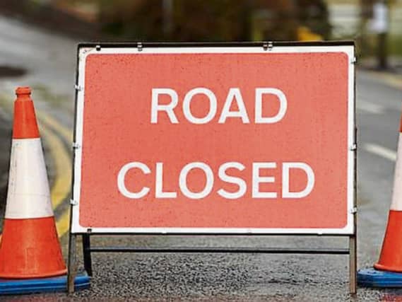 Road closure in Carlow Town due to footpath repairs being carried out