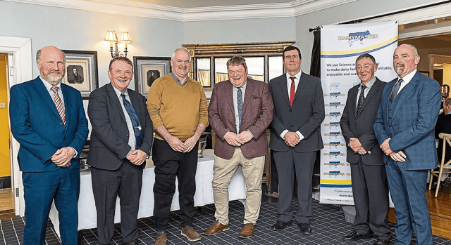 James Tangney, chair of Kerry Co-op, Paul Hannan, Des Frawley, Martin Molloy, John Collins, Michael O’Connor, chairman, John McSweeney PICTURE: Helen O'Callaghan Photography