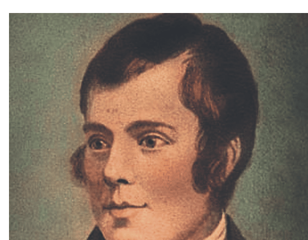 Robert Burns is Scotland's most well-known poet