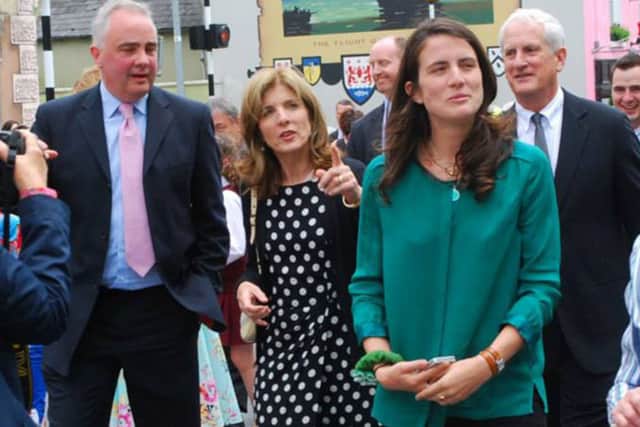 "Just two months ago at the 2025 Rose Kennedy autumn school, another famous relative of the family matriarch - Kathleen Kennedy Townsend - was the guest of honour, and spoke movingly about her father Robert F Kennedy, a brother of the President, who was himself assassinated in 1968."