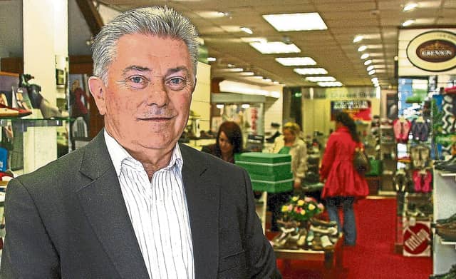 Michael Gleeson, who runs Gleeson Shoes in William Street