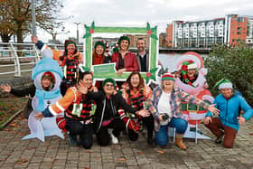 The first ever Santa Splash along the Shannon is to light up the Three Bridges walk in Limerick | PICTURE: Adrian Butler