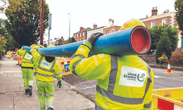The replacement of 3.5km of damaged water mains in Cappamore is expected to be completed by May