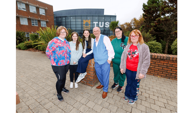 Niamh Barrett, Alannah Moloney, Cara Darmody, Pater Kavanagh, Kayla Rietveld and Pauline Nagle pictured at the launch of the programme at its Millennium Theatre in Moylish, TUS Picture: Arthur Ellis
