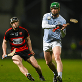 Emmet McEvoy of Na Piarsaigh in action against Kevin Mahony of Ballygunner during the 2023 Munster SHC semi-final I PICTURE: Sportsfile