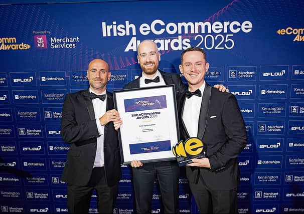 Kieran O’Brien, director of marketing and communications, Core Optimisation, Ger Hayden, director of digital, Core Optimisation, and Brian Conlon, head of search engine optimisation at the firm