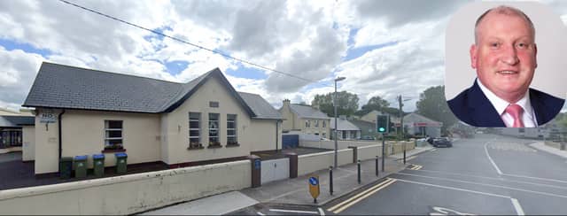 Cllr Liam Galvin has called for an urgent redesign of the scheme outside Athea NS