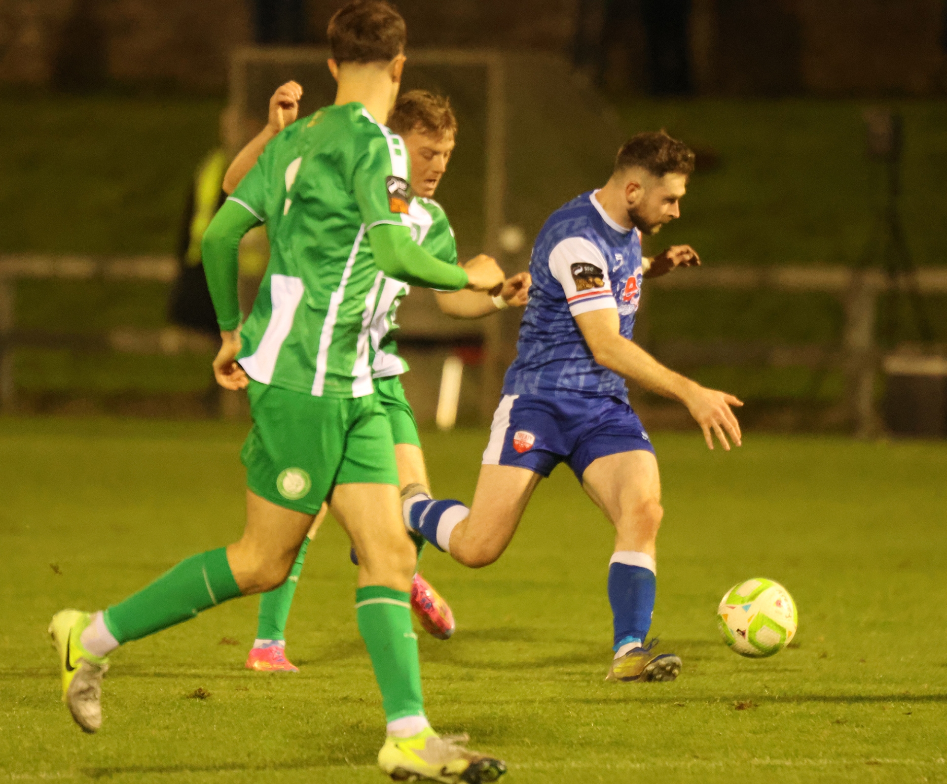 Treaty's Patrick ferry in action against Bray wanderers on Friday night I PICTURE: Brendan Gleeson