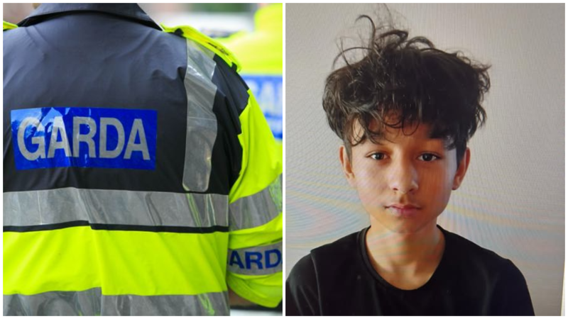 In an update, gardai say Kevin Filipache has been located 'safe and well'