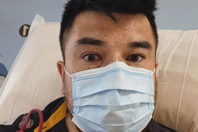 Over the next few months, Derek reached end-stage kidney disease. His energy at this stage collapsed, eating became difficult and was just exhausted all the time.