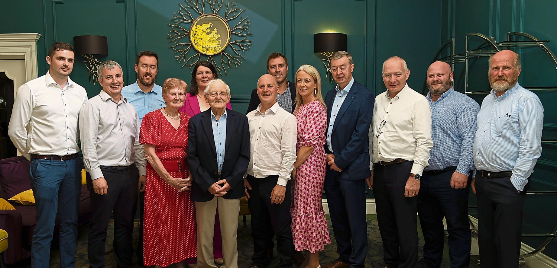 The O’Kelly family from Dromcollogher with judges and Kerry Dairy Ireland staff  I   PICTURE:  Baker Photography