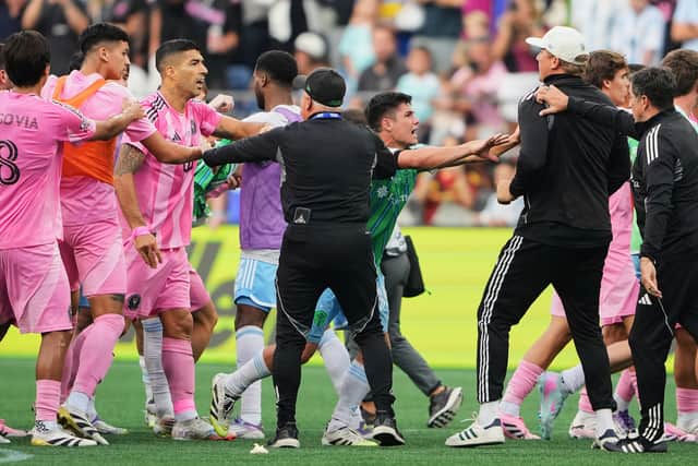 The incident is being investigated by Major League Soccer and competition officials.