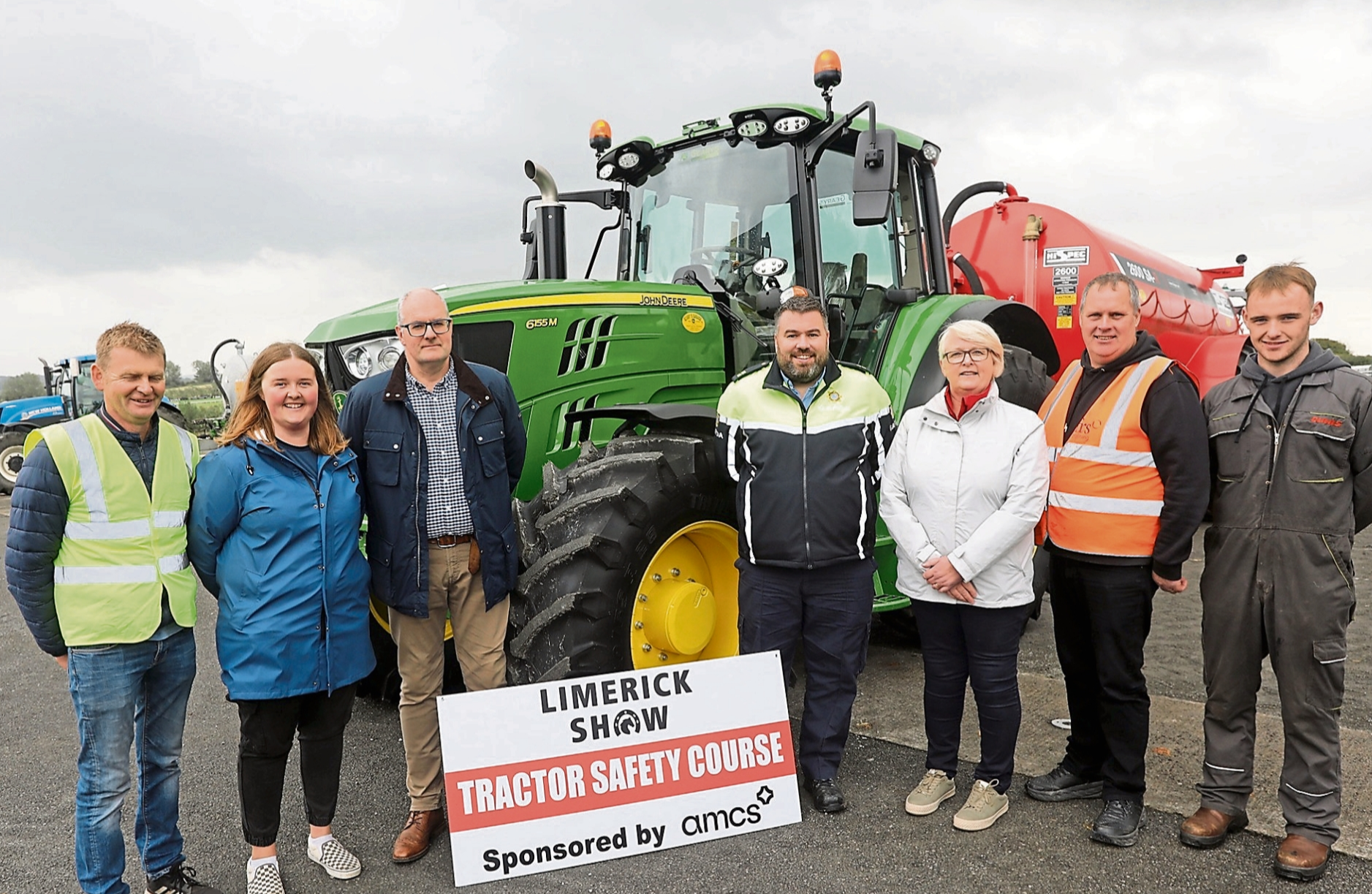 John Macnamara, Elaine Houlihan, Richard O'Regan, Garda Mark O'Mahony, Debbie O'Carroll, Martin Brosnan and Joey O'Donoghue at the  Limerick Show last year