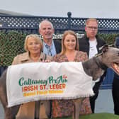 Clonbrien Treaty, with his connections after claiming his spot in the final of the Calloway Pro Am Irish St Leger I PICTURE: Brendan Gleeson