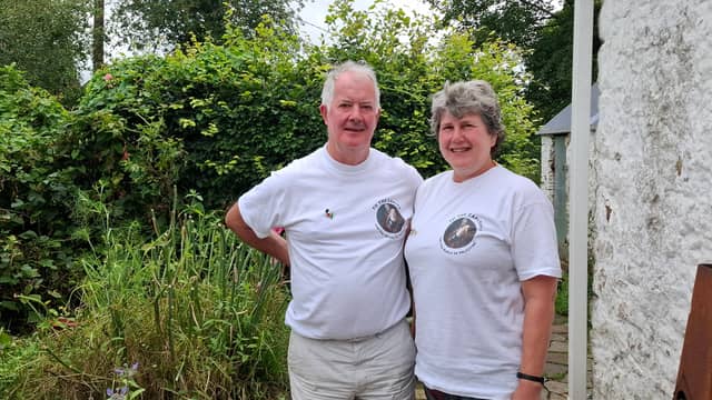 John and Mireille Sweeney are undertaking the walk to put pressure on the Irish government to take a stronger stance in relation to Israel