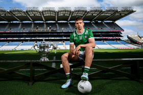 Limerick senior football captain Cillian Fahy at the Tailteann Cup final launch, PICTURE: Sportsfile