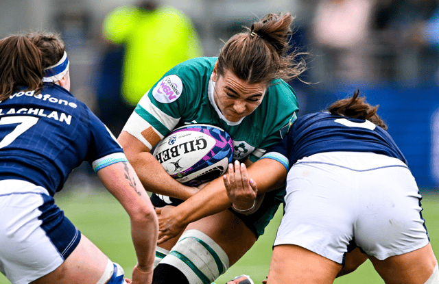 Jane Clohessy in action for Ireland against Scotland in this year's Women's Six Nations I PICTURE: Sportsfile
