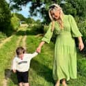 Anna Geary and her son Ronan. Photo via Instagram
