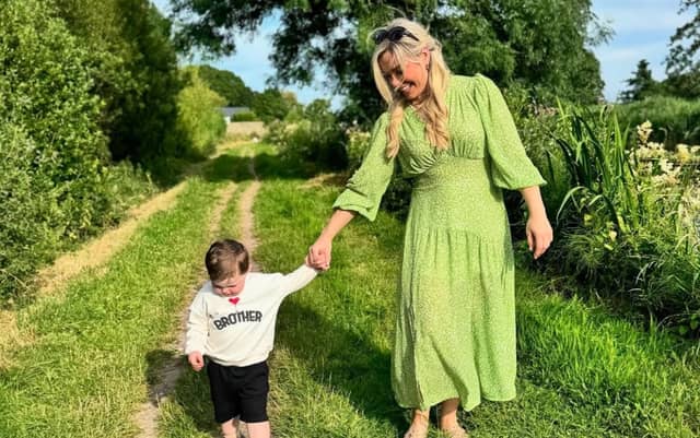Anna Geary and her son Ronan. Photo via Instagram