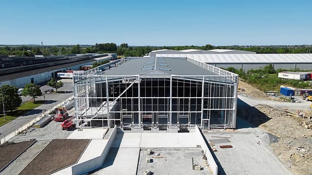 Fusion Logistics’ new facility begins to take shape at the Annacotty Business Park