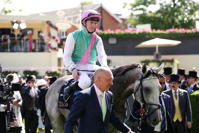 Field Of Gold has now charted the same route as his sire Kingman, who also suffered defeat at Newmarket before gaining Irish redemption and adding Royal Ascot glory when trained by John Gosden.