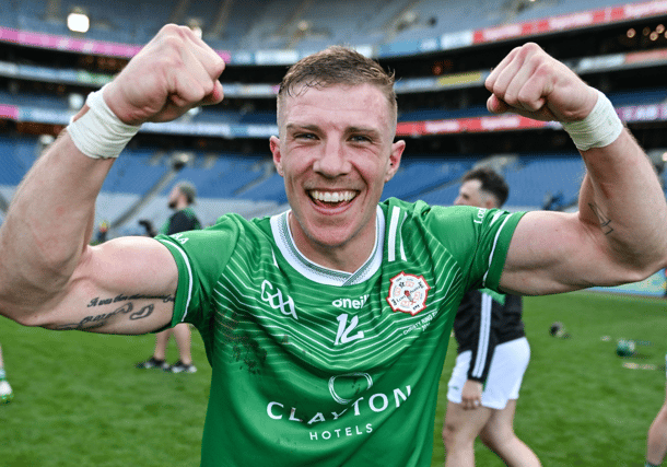 London's Dylan Dawson celebrates after the Christy Ring cup final, PICTURE: Sportsfile