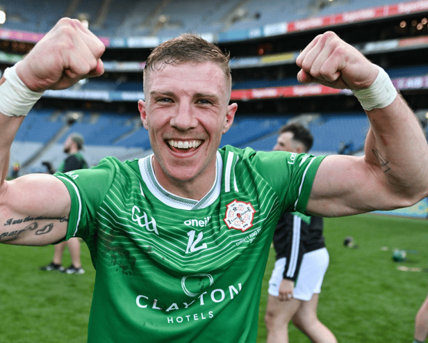 London's Dylan Dawson celebrates after the Christy Ring cup final, PICTURE: Sportsfile