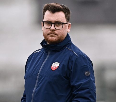 Treaty United senior women's manager Sean Russell